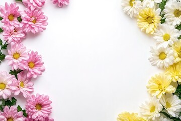 frame of flowers