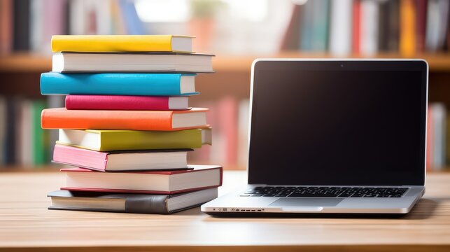 literature books and computer