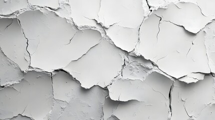 Obraz premium Abstract White Texture with Cracks and Fissures for Modern Design and Creative Backgrounds