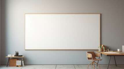 ideas blank office wall