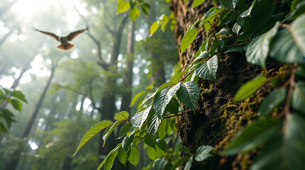 Beautiful forest foliage