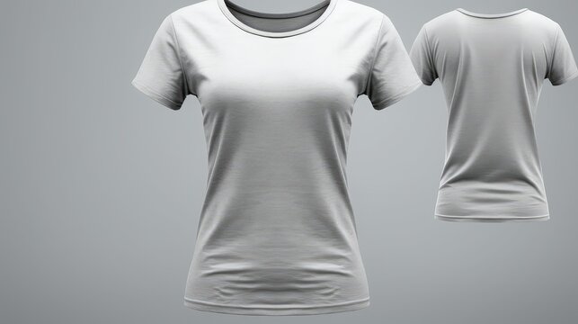 scoop t shirt template grey