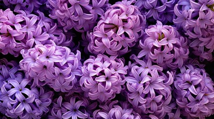 Fototapeta premium bouquet spring purple flowers