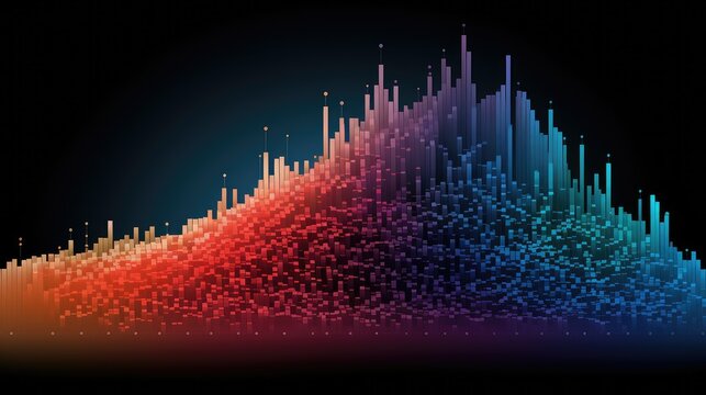 scatterplot colorful data
