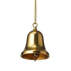 Golden Brass Bell with Chain