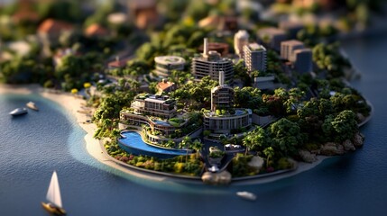 Luxury Island Resort: A Miniature Paradise