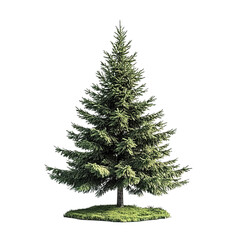 Fototapeta premium christmas tree isolated
