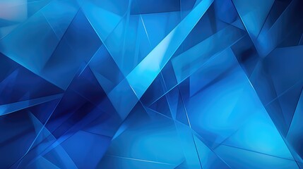 Fototapeta premium mesmerizing blue triangle abstract background