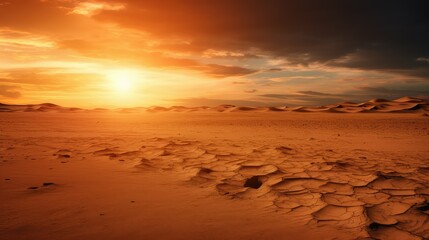 arid scorching sun