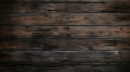 Obraz premium aged dark wood plank texture