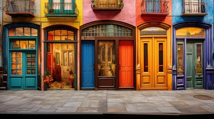 vibrant doors closing