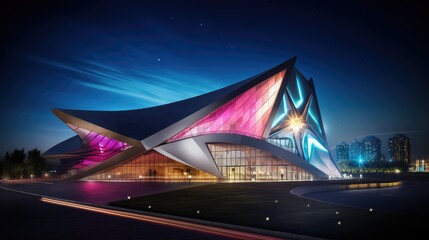 illuminated star modern