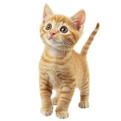 Obraz premium british kitten isolated on white