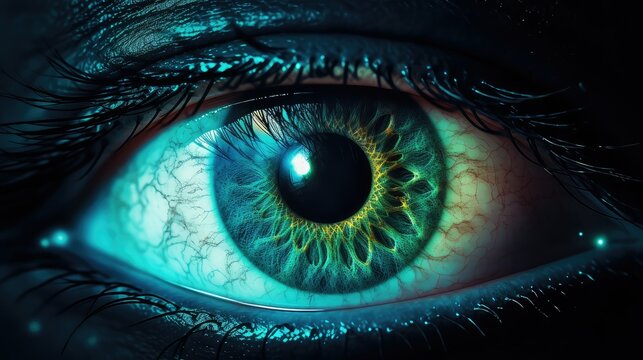 fantastical alien eye
