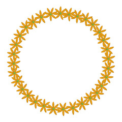 Beautiful elegant frame made of floral elements. Bright spring colors. For Mother's Day, Birthday, Wedding, International Women's Day. Making business cards, invitations, and postcards.