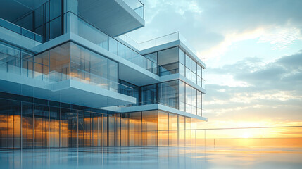 Obraz premium A graphic about construction development company, professional background. exterior.