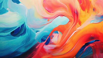 Fototapeta premium swirls abstract oil painting background