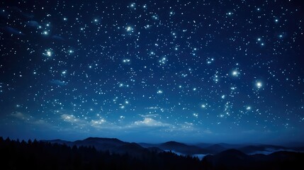 Fototapeta premium clear twinkle stars