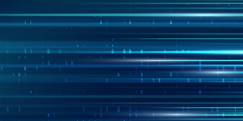 Abstract virtual digital stream. Big data transfer concepts in internet. Graphic concept for your design.