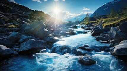 mountain cold water