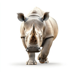 Obraz premium Rhino walking forward