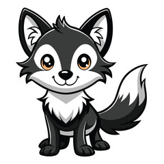 vector illustration of a cat