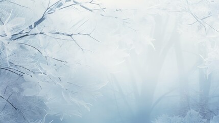 winter leaves overlay