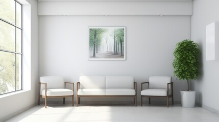 Fototapeta premium clean medical office interior