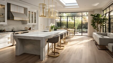 stainless luxury home kitchen