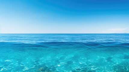 Obraz premium serene blue ocean background