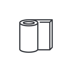 Insulation material line icon