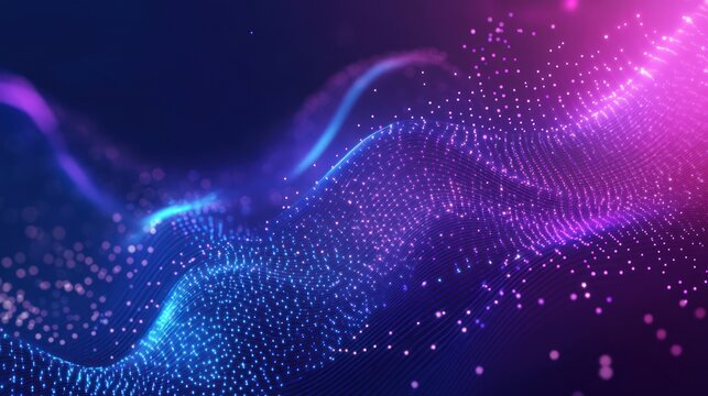 Abstract Digital Wave