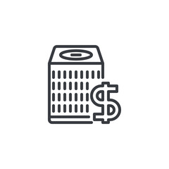 HVAC Energy Savings line icon
