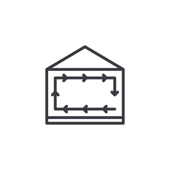 Indoor Air Quality line icon