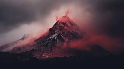 Fototapeta premium drama red mist