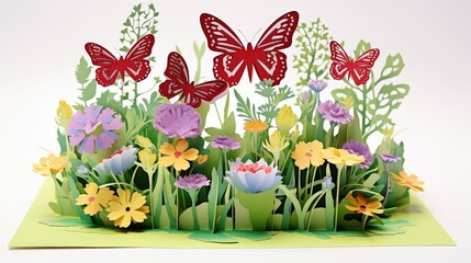 handmade spring card