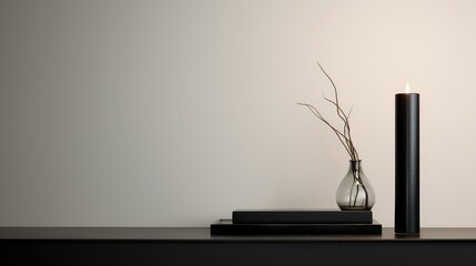 elegant candles black