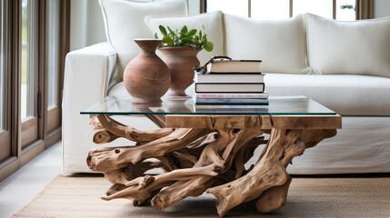 rough living room table