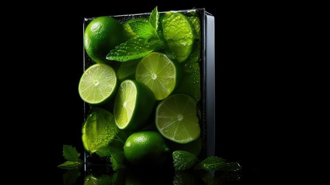 lime black leather book cover