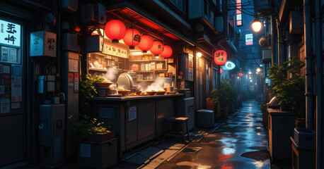  anime wallpaper japanese tokyo city architecture illustration background