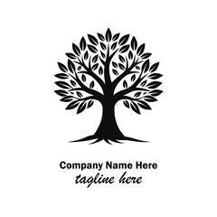 Obraz premium tree logo design here 