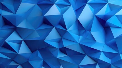 Obraz premium dynamic triangles background blue