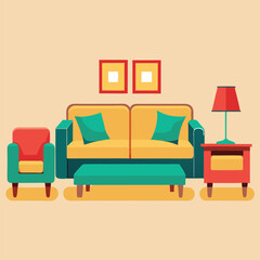 sofa vector