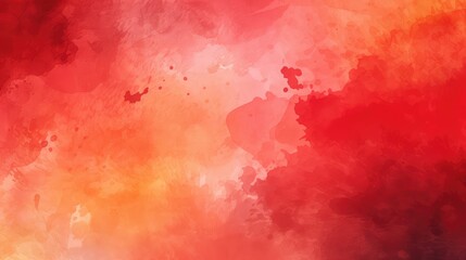 Obraz premium vibrant red water color background