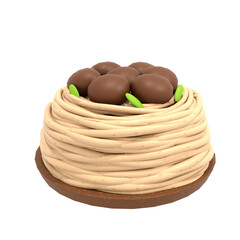 モンブラン　ケーキ　栗