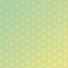 Adobe Illustrator ArtworkJapanese style geometric gold pattern background decoration