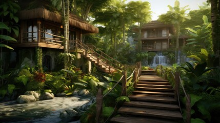 Fototapeta premium plants tropical house