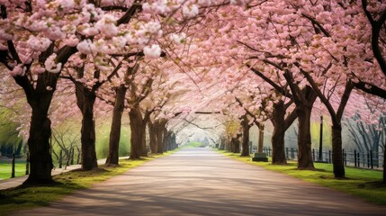 Naklejka premium pathway spring borders