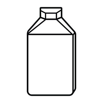 recommend clip art: Milk Carton Line Art Icon, Outline Vector Illustration 
