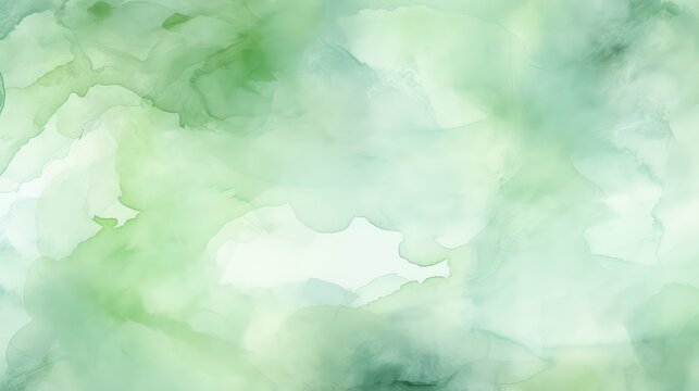 soft green water color background